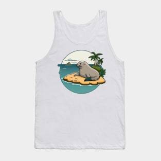 Hawaiian Monk Seal Tank Top